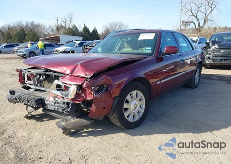 2005 Mercury Grand Marquis Ls/Lse из США, поврежденный, VIN 2MEFM75W95X654524